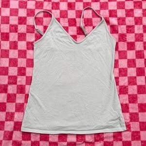 Express Light Gray Tank Top